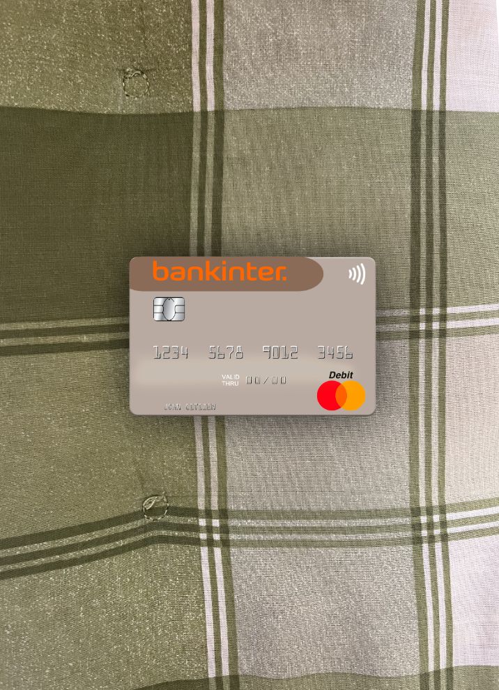 Download Spain Bankinter mastercard photolook front Photoshop template